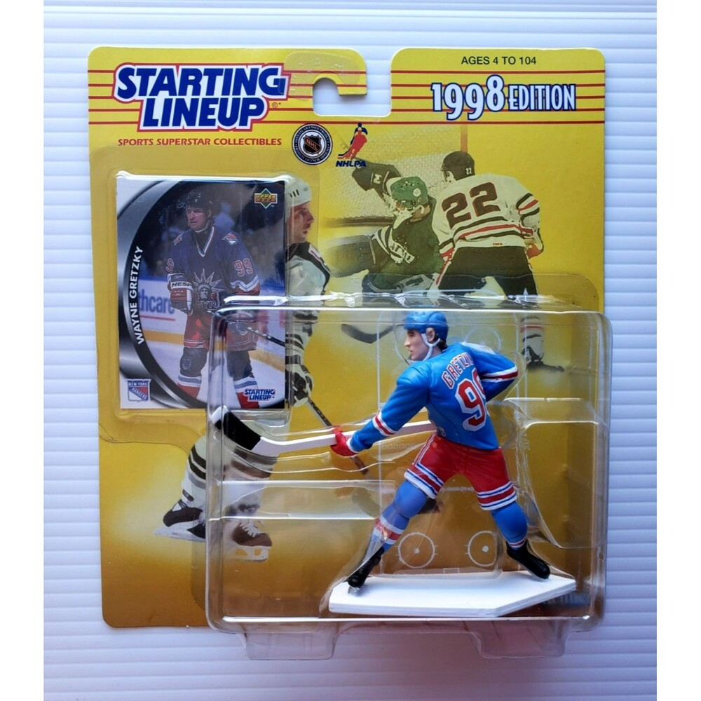 VTG. 1998 NHL Starting Lineup WAYNE GRETZKY SUPER STAR EDITION FIGURE Kenner NIB